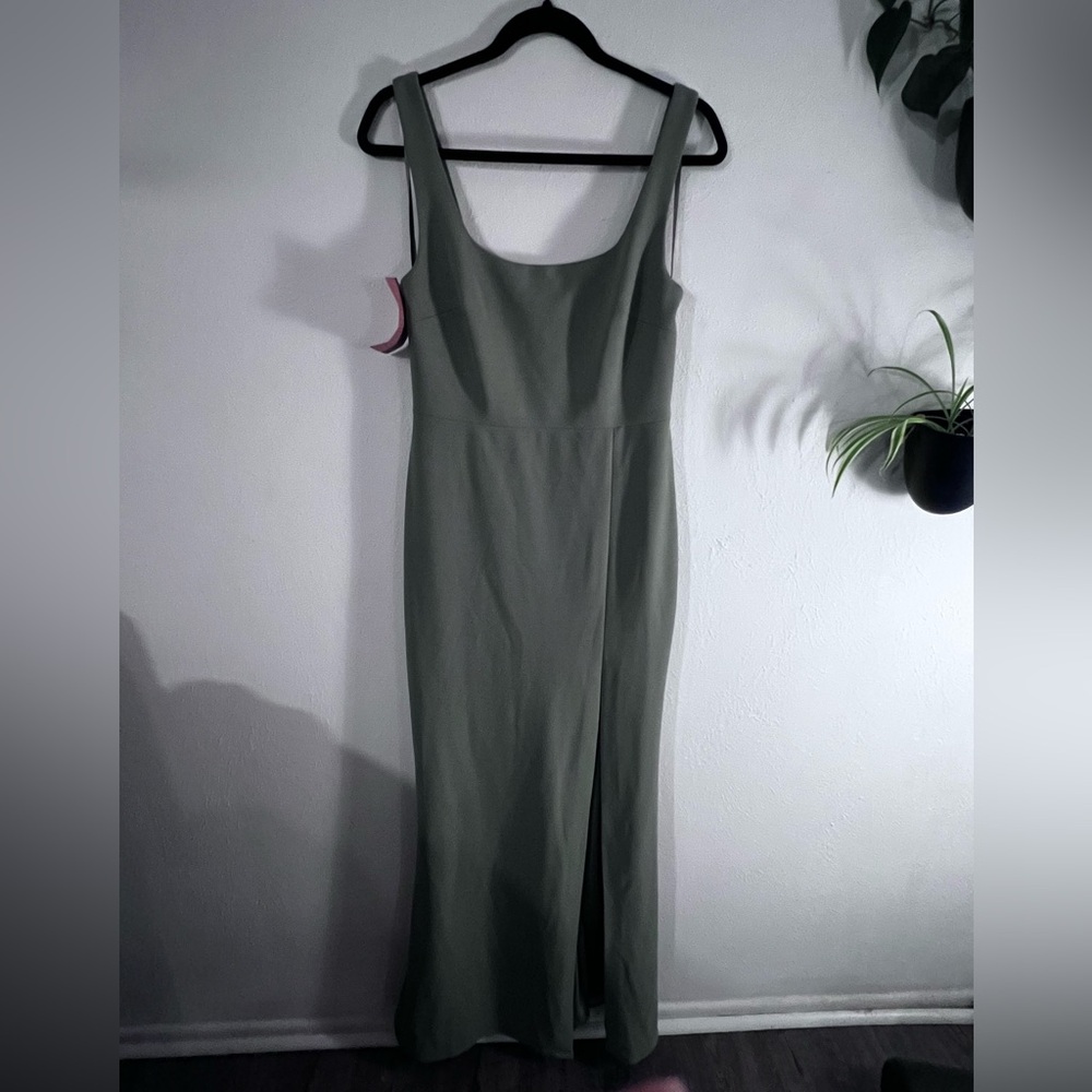 BHLDN Green Bridesmaid/Wedding Guest Dress- Size 6